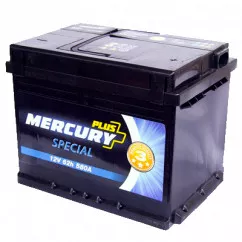Aккумулятор MERCURY SPECIAL PLUS 6СТ-62Ah Аз 580A (P47289)
