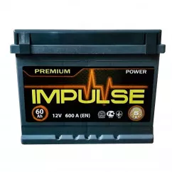 Аккумулятор Power Impulse Premium 6СТ-60Ah (-/+)