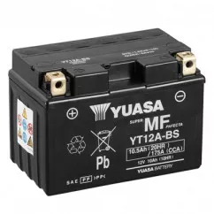 Мото акумулятор Yuasa AGM 6СТ-10Ah (+/-) (YT12A-BS)