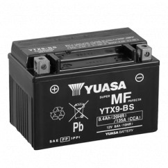 Мото аккумулятор YUASA сухозаряженный AGM 9Ah 135A Аз (YTX9-BS)