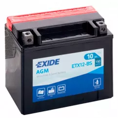 Мото аккумулятор сухозаряженный EXIDE AGM 6CT-10Ah АзЕ 150A