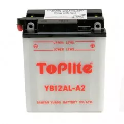 Аккумулятор TOPLITE 6СТ-12Ah (-/+) (YB12AL-A)