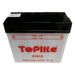 Мото аккумулятор TOPLITE 19Ah 190A (51913G)