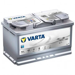 Автомобильный аккумулятор VARTA 6CT-80 АзЕ 580 901 080 SILVER DYNAMIC AGM (F21)