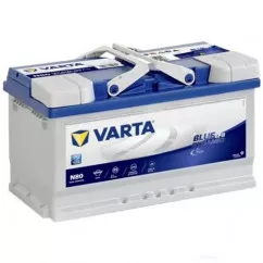 Автомобільний акумулятор Varta Blue Dynamic EFB Start-Stop 6CT-80Ah АзЕ N80 (580500080)