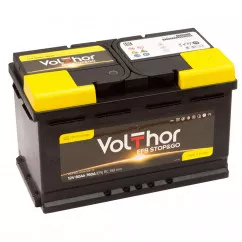 Аккумулятор Volthor EFB Start-Stop 6CT-80Ah (-/+) (512080)