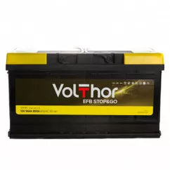 Акумулятор Volthor EFB Start-Stop 6CT-90Ah (-/+) (512090)