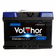 Аккумулятор VOLTHOR 6СТ-60 Аз Ultra (SMF) (301160)