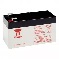 Акумулятор Yuasa AGM NP 6СТ-1.2Ah (-/+) (NP 1.2-12)