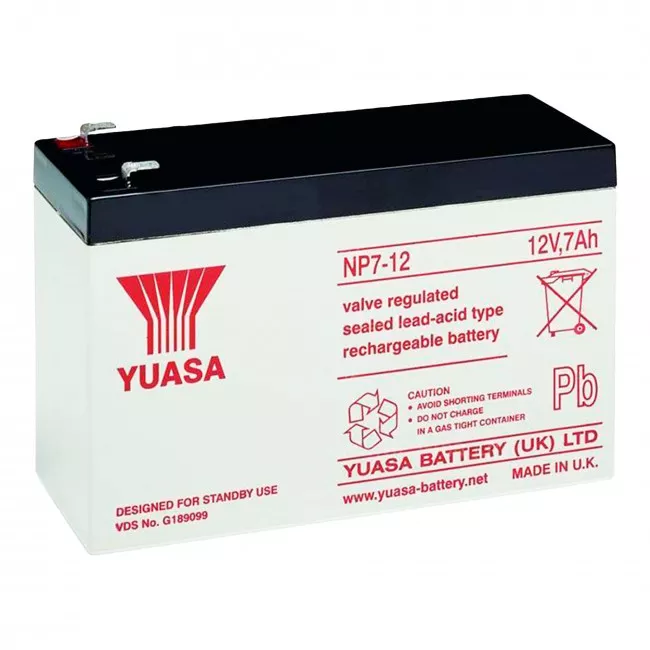 Аккумулятор YUASA AGM NP 7Ah-12V Аз (NP 7-12)