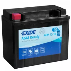 Аккумулятор EXIDE AGM 6CT-10Ah (+/-) (AGM12-1)
