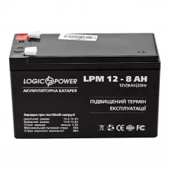 Акумулятори Logic Power 6СТ-8Ah 40А (LP3865)