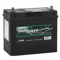Автомобильный аккумулятор GIGAWATT 6СТ- 45 330А G45R АзЕ (0185754555)