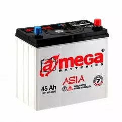 Акумулятор A-MEGA 6CT-45 АЗ (0) ASIA