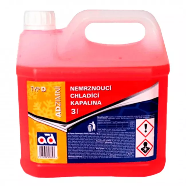 Антифриз AD TYP D концентрат G12 -38 ° C червоний 3л (ANTIFREEZE D 3L) Антифриз AD TYP D концентрат G12 -38 ° C червоний 3л (ANTIFREEZE D 3L)