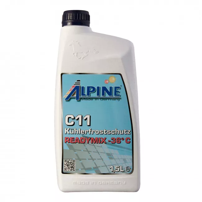Антифриз Alpine Кuhlerfrostschutz G11 -36°C зеленый 1,5л (RM 1145G-15) Антифриз Alpine Кuhlerfrostschutz G11 -36°C зеленый 1,5л (RM 1145G-15)