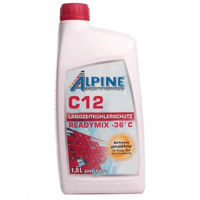 Антифриз Alpine G12 -36 ° C червоний 1,5л (RM 1185-15) Антифриз Alpine G12 -36 ° C червоний 1,5л (RM 1185-15)