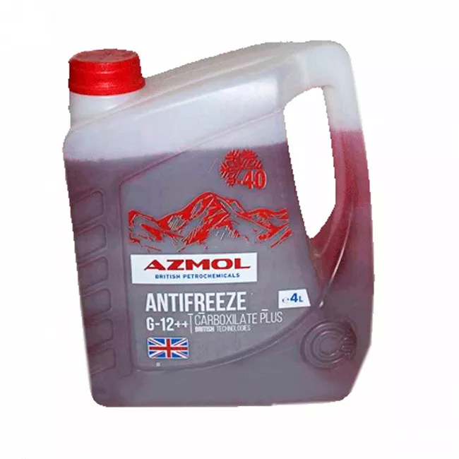 Антифриз Azmol G12++ -40°C красный 4л Антифриз Azmol G12++ -40°C красный 4л