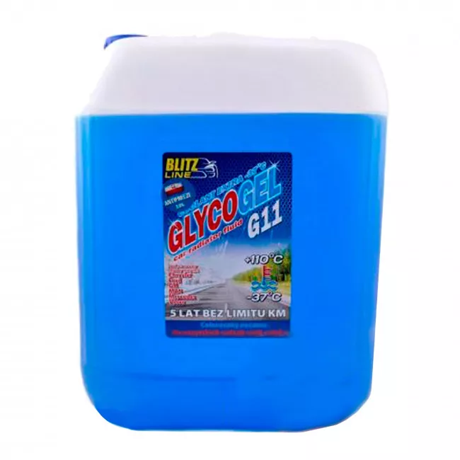 Антифриз Blitz Line Glycogel G11 -37°C синій 10л (BioLine Poland) (28882)