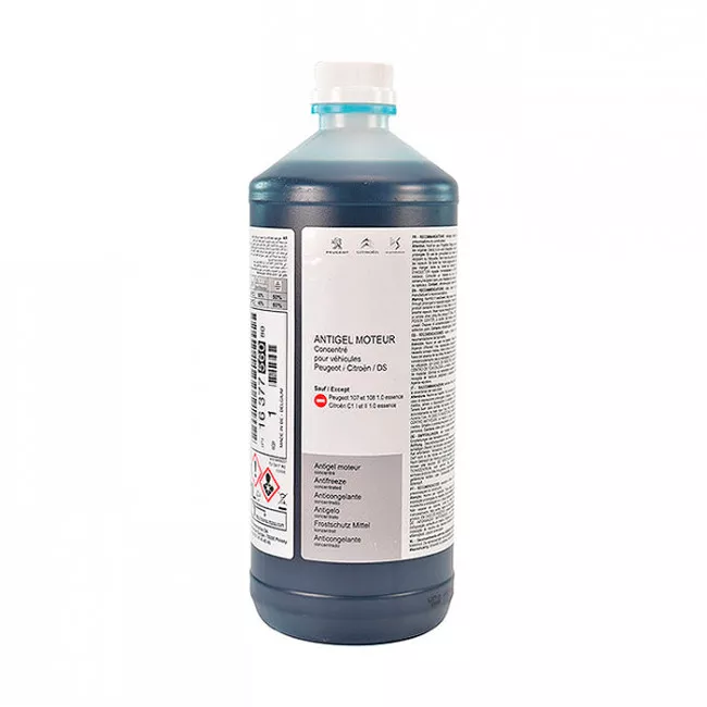 Антифриз Citroen/Peugeot PSA Longlife G11 -35°C сине-зеленый 1л (1637756080) Антифриз Citroen/Peugeot PSA Longlife G11 -35°C сине-зеленый 1л (1637756080)