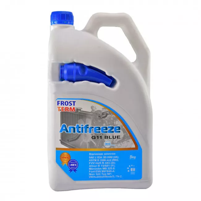 Антифриз FrostTerm G11 -40°C голубой 5л (865005)