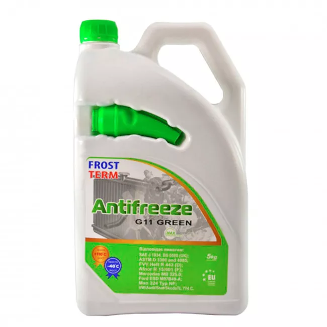 Антифриз FrostTerm G11 -40°C зелений 5л (864794)
