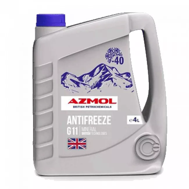 Антифриз Azmol G11 -40°C синий 4л Антифриз Azmol G11 -40°C синий 4л