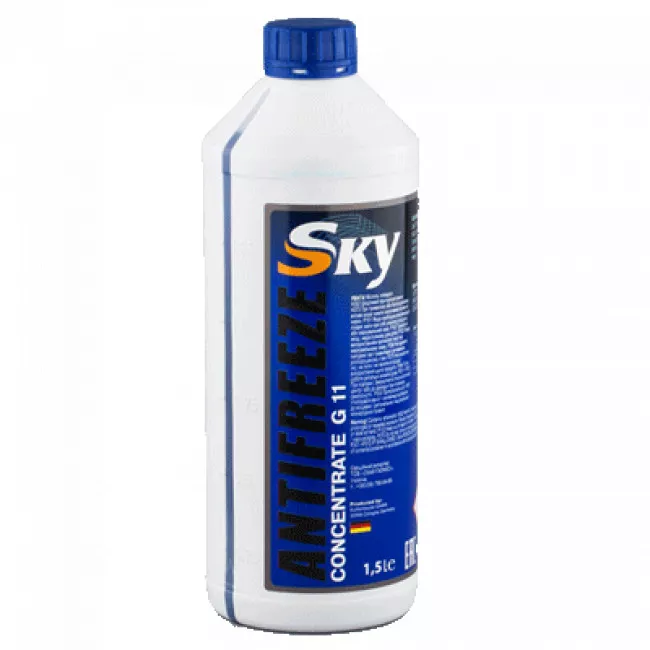 Рідина охолоджуюча (конц.) SKY Antyfreeze G11 1.5 л.
