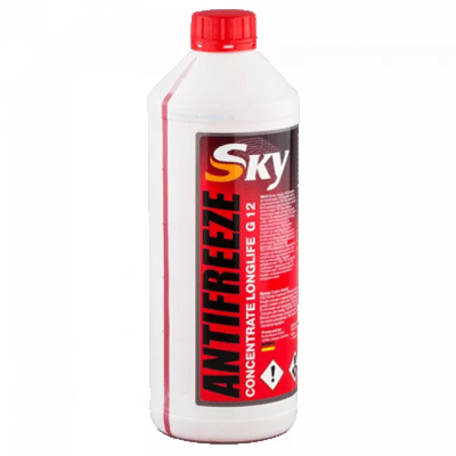 Рідина охолоджуюча (конц.) SKY Antyfreeze G12 Plus 1.5 л.