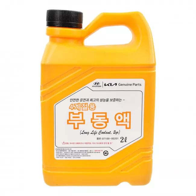 Антифриз Hyundai/Kia Long Life Coolant G12+ -80°C красный 2л (0710000201)