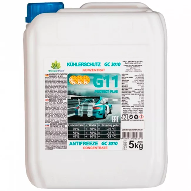 Антифриз Green Cool GС3010 G11 -70°C синій 5л (702651)