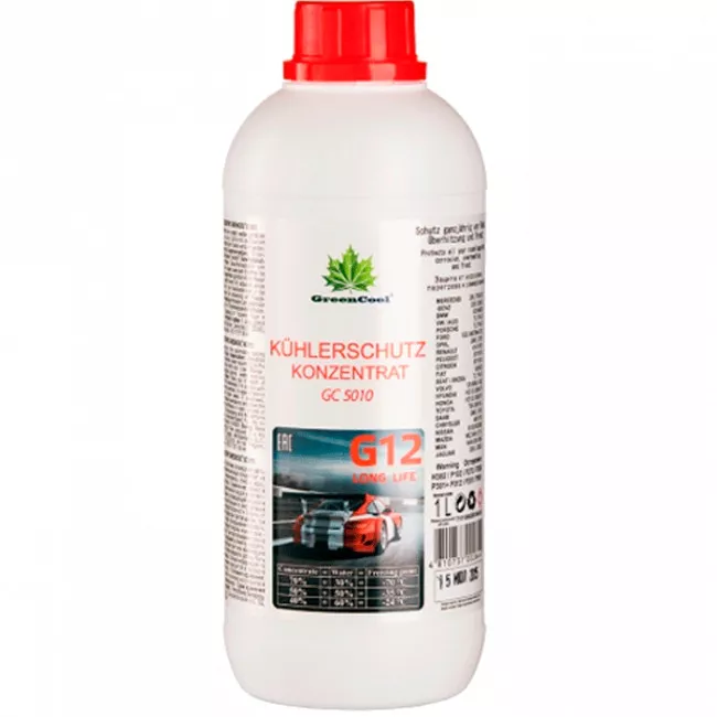 Антифриз Green Cool GС5010 G12 -70°C красный 1л (702644)