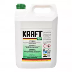 Антифриз Kraft G11 -35°C зелений 5л (394349) (KF121)