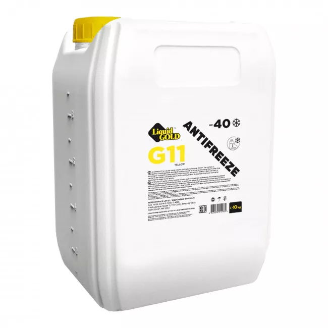 Антифриз Liqiud Gold G11 -40°C жовтий 10л