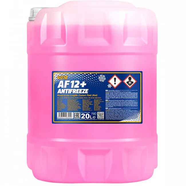 Антифриз Mannol Longlife AF12+ -40°C рожевий 20л (MN4012-20)