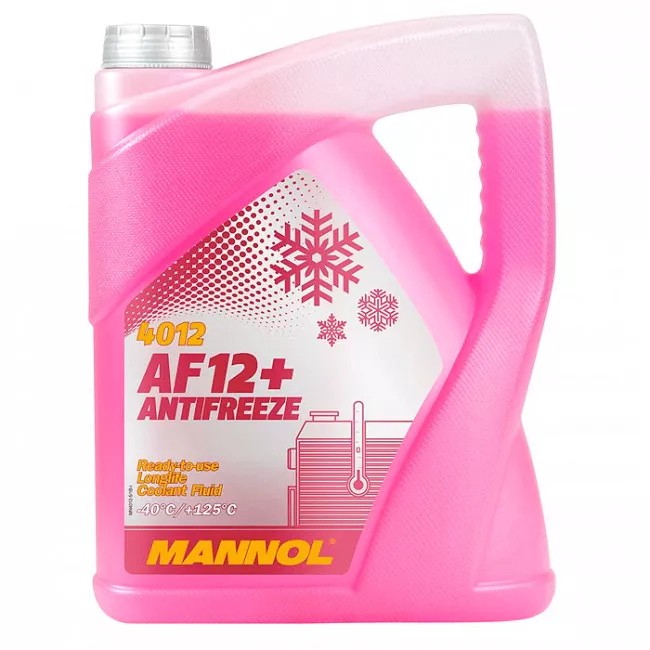 Антифриз Mannol Longlife AF12+ -40°C рожевий 5л (MN4012-5)