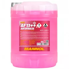 Антифриз Mannol AF13++ -40°C розовый 10л