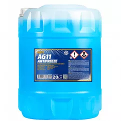 Антифриз Mannol Longterm AG11 -40°C синий 20л