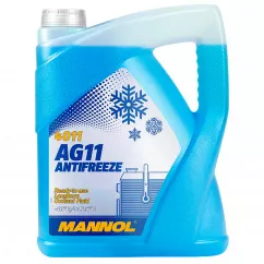 Антифриз Mannol Longterm AG11 -40°C синий 5л