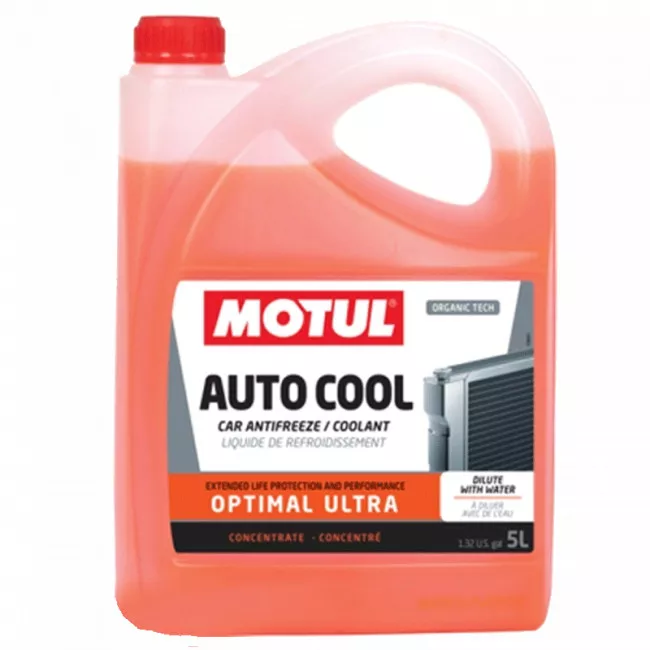 Антифриз Motul Auto Cool Optimal Ultra G12+ оранжевый 5л (109143)
