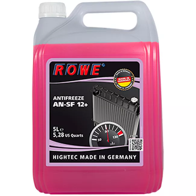 Антифриз ROWE Hightec Antifreeze AN-SF G12+ -80°C красный 5л (21014005003)