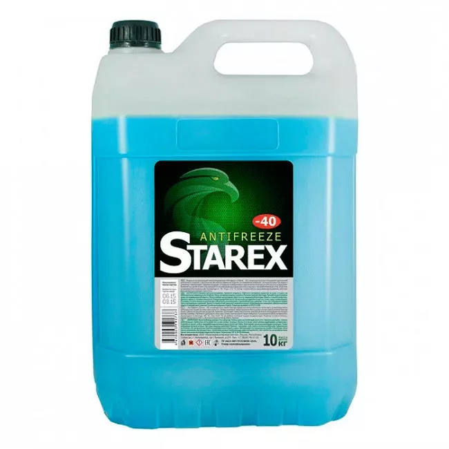 Антифриз Starex Blue ПЕ G11 -40°C синій 10л (456587) (28647) Антифриз Starex Blue ПЕ G11 -40°C синій 10л (456587) (28647)