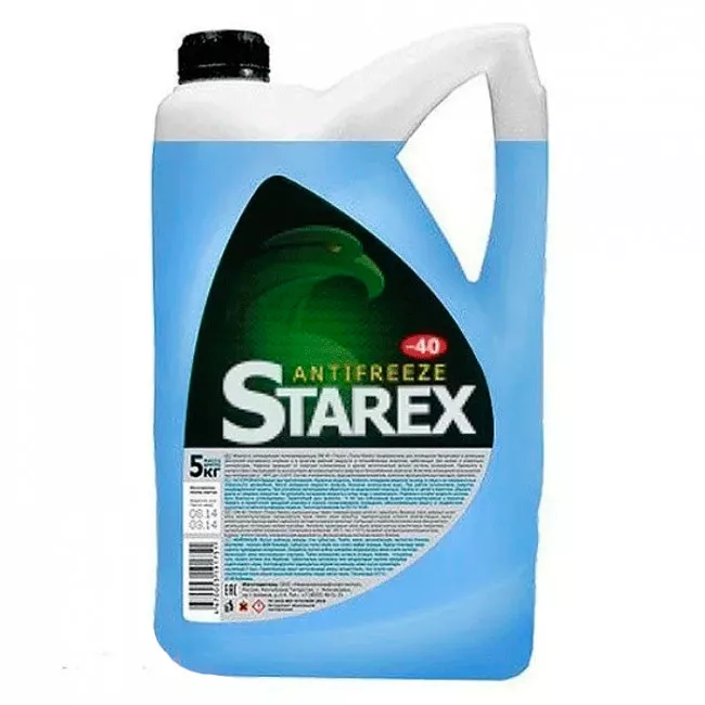 Антифриз Starex ПЕ Blue G11 -40°C синій 5л (456586) (28646)