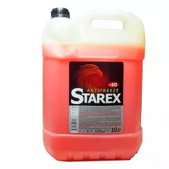 Антифриз Starex Red ПЕ G12  -40°C красный 10л