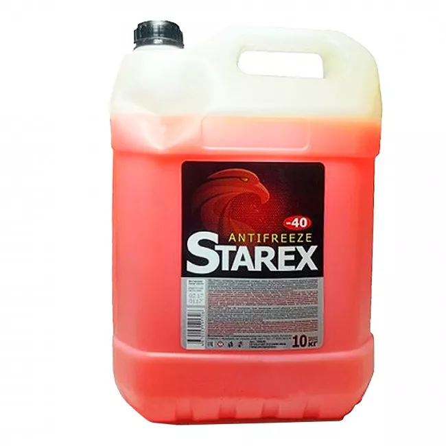Антифриз Starex Red ПЕ G12  -40°C красный 10л (700652) (28942)