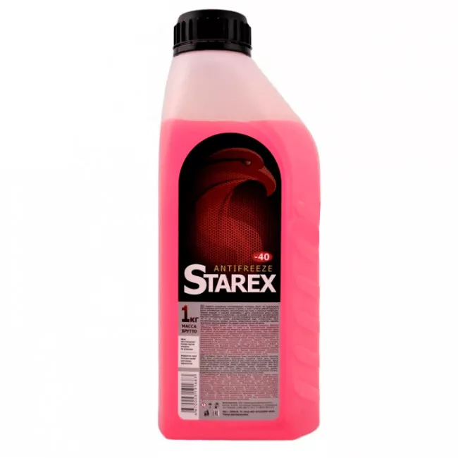 Антифриз Starex Red ПЕ G12  -40°C красный 1л (564834) (29656)