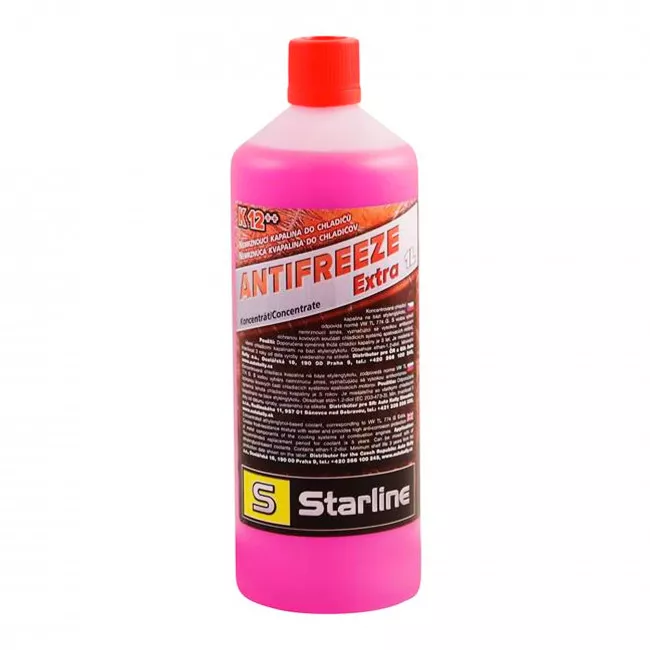 Антифриз Starline G12++ -37°C рожевий 1л (NA K12PP-1) Антифриз Starline G12++ -37°C рожевий 1л (NA K12PP-1)