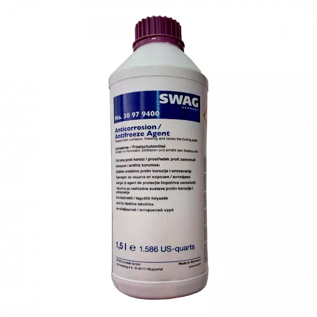 Антифриз Swag G12+ -80°C фиолетовый 1,5л (30 97 9400)