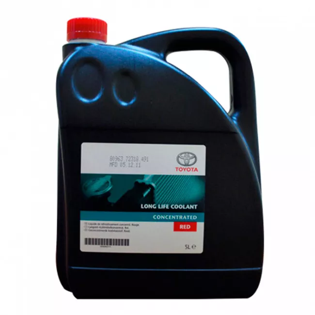 Антифриз Toyota Long Life Coolant G12 -80°C красный 5л (0888980014)