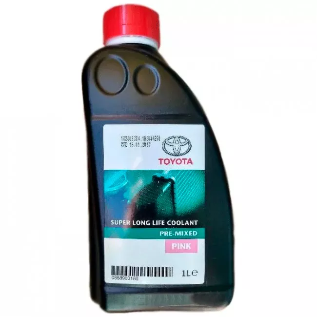 Антифриз Toyota Super Long Life Coolant Pre-Mixed G12+ -37°C рожевий 1л (0888980150)